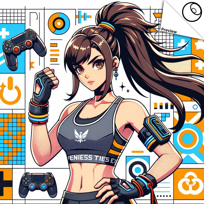 Fitness Game Enthusiast Premium Design Kit